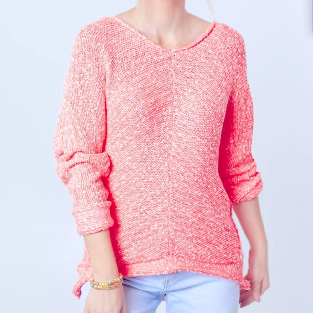 FREE PEOPLE Women's V-Neck Tunic Sweater